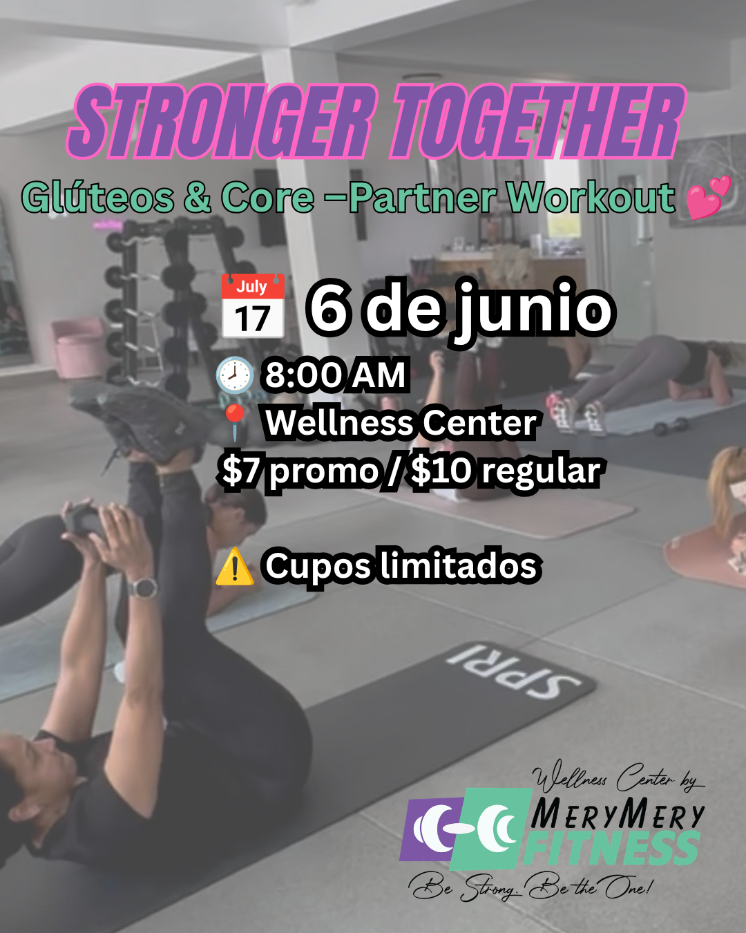 Stronger Together: Glúteos & Core – Partner Workout 🍑💕