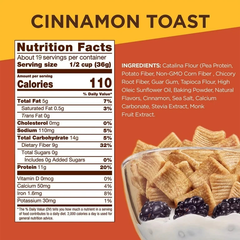 Catalinas Crunch- Cinnamon Toast- 9 onzas