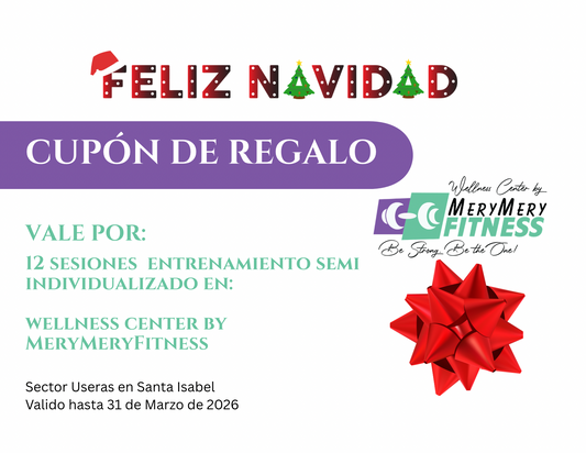 🎁 Cupón de Regalo – 12 Sesiones de Entrenamiento Semi Individualizado