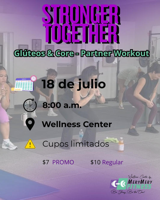 Stronger Together: Glúteos & Core – Partner Workout 🍑💕