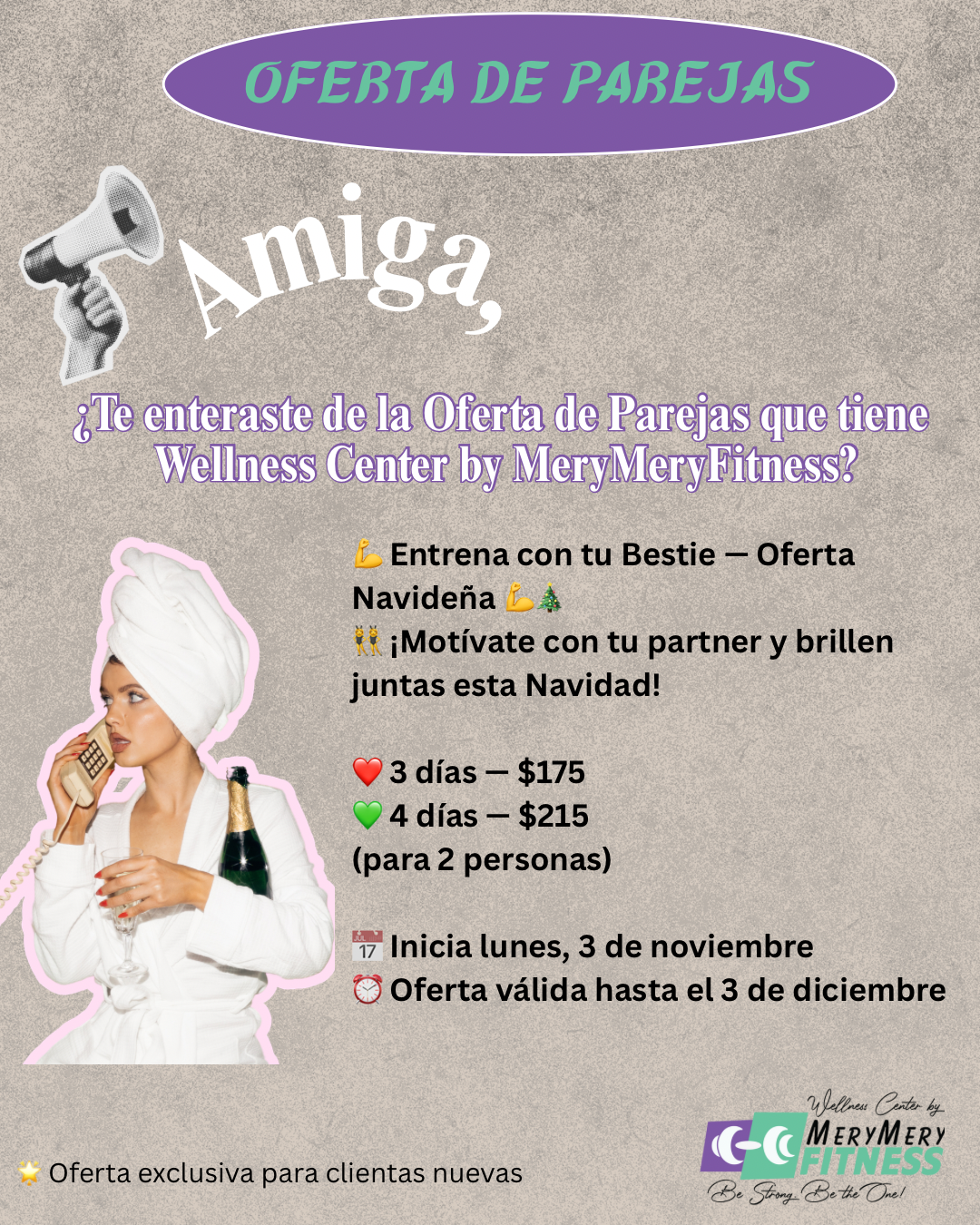 Oferta de Pareja- Semi Individualizado- 4 veces/semana